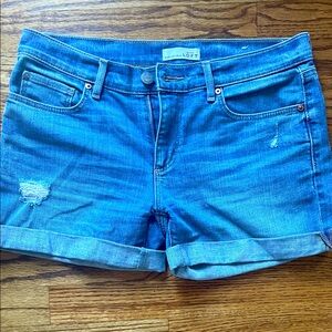 LOFT Distressed Blue Jean/Denim Shorts size 27/4